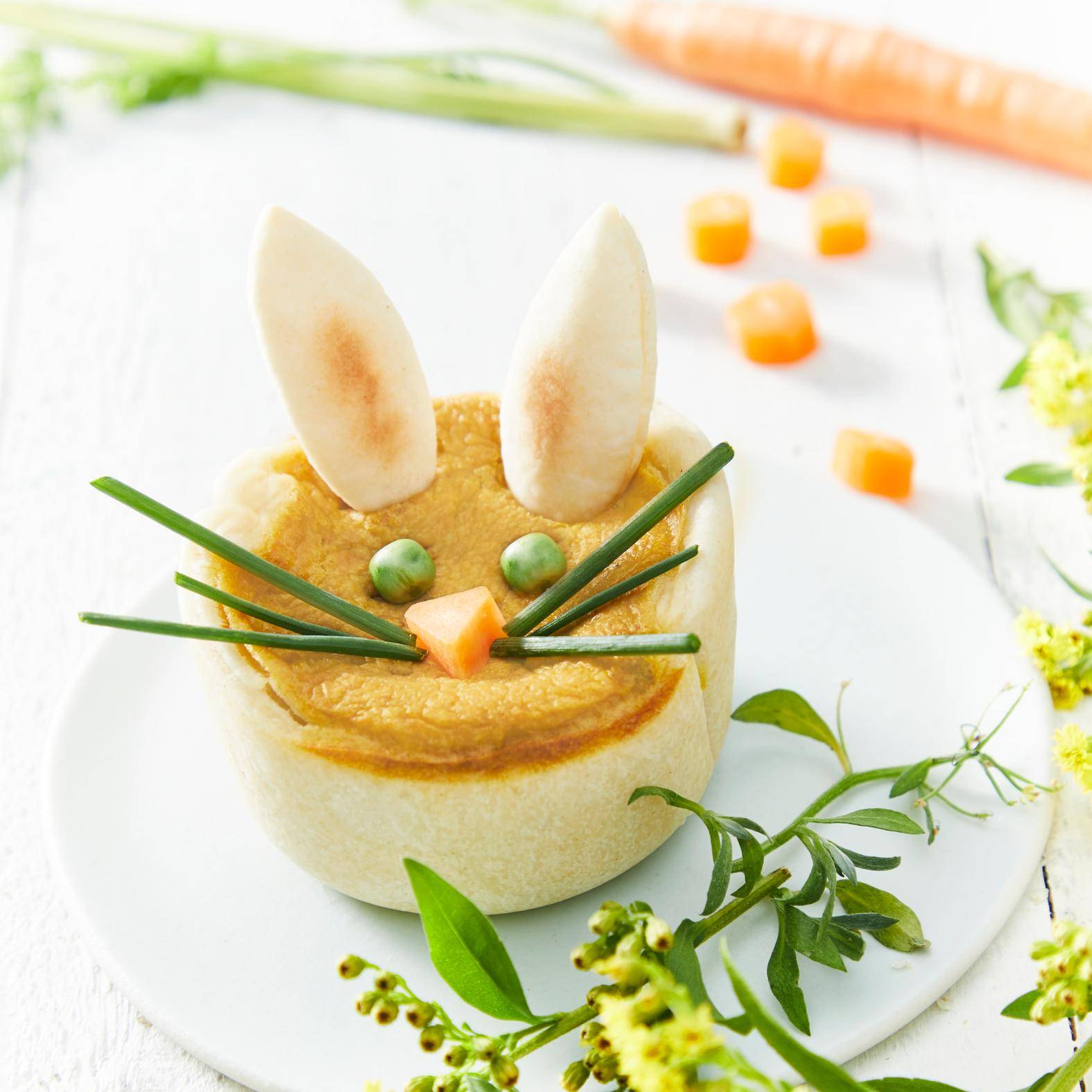 Kaninchen-Möhrentörtchen - Rezepte Cake Factory | Tefal
