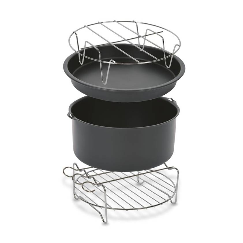 Dual Easy Fry & Grill Edelstahl im Set mit passendem Zubehör