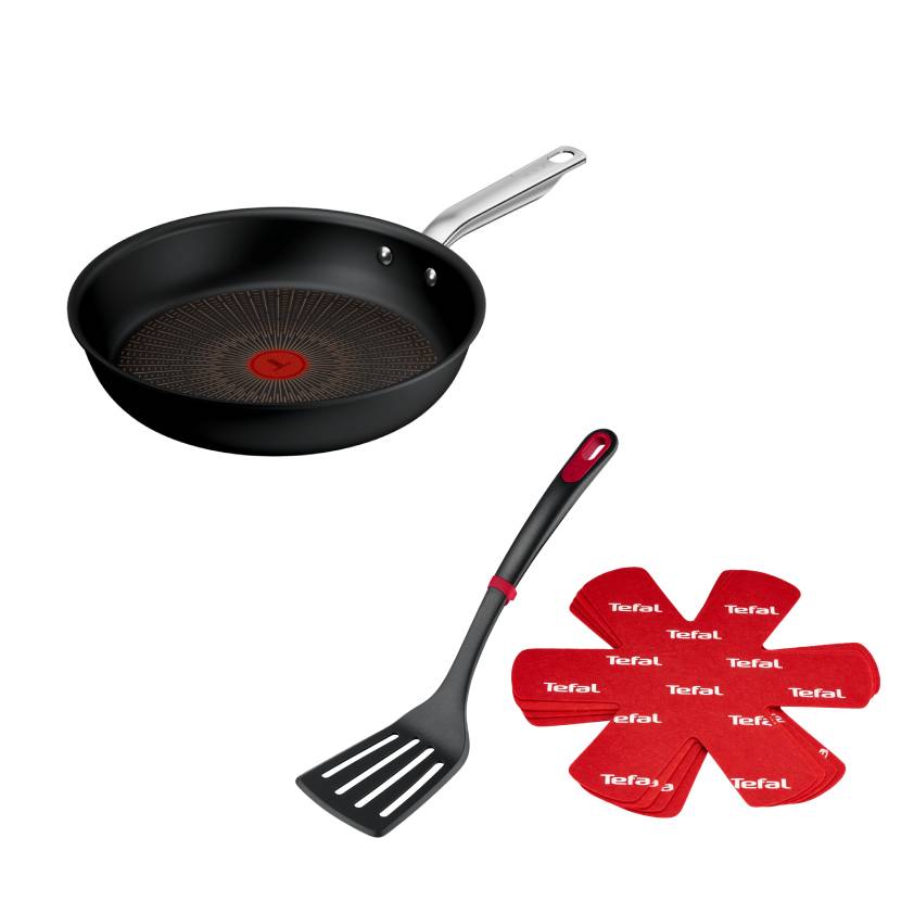 Jubiläums-Bundle: Experience Unbreakable Pfanne inkl. Ingenio Pfannenwender & Filzschoner-Set