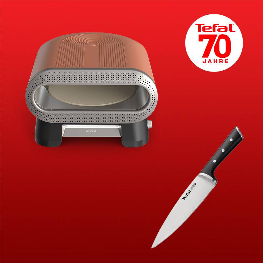 Pizza-Party-Set mit Pizza Pronto und Ice Force Kochmesser